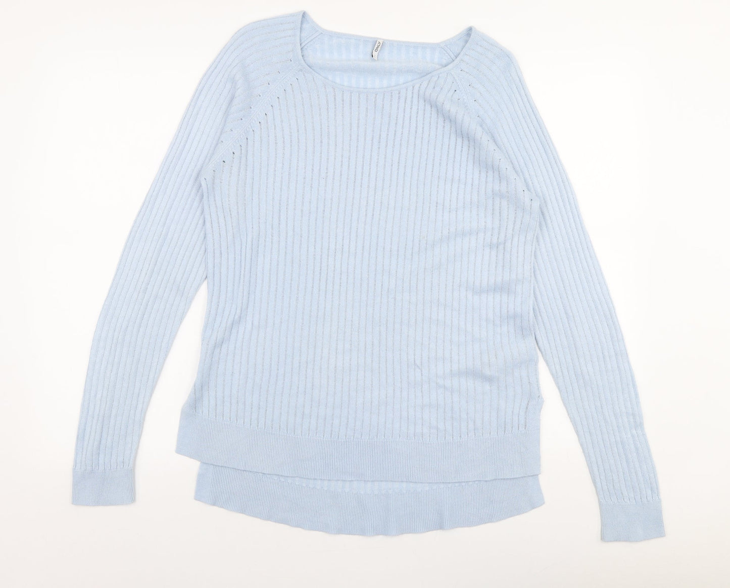 Womens UK Size L Only Blue Pullover Jumper