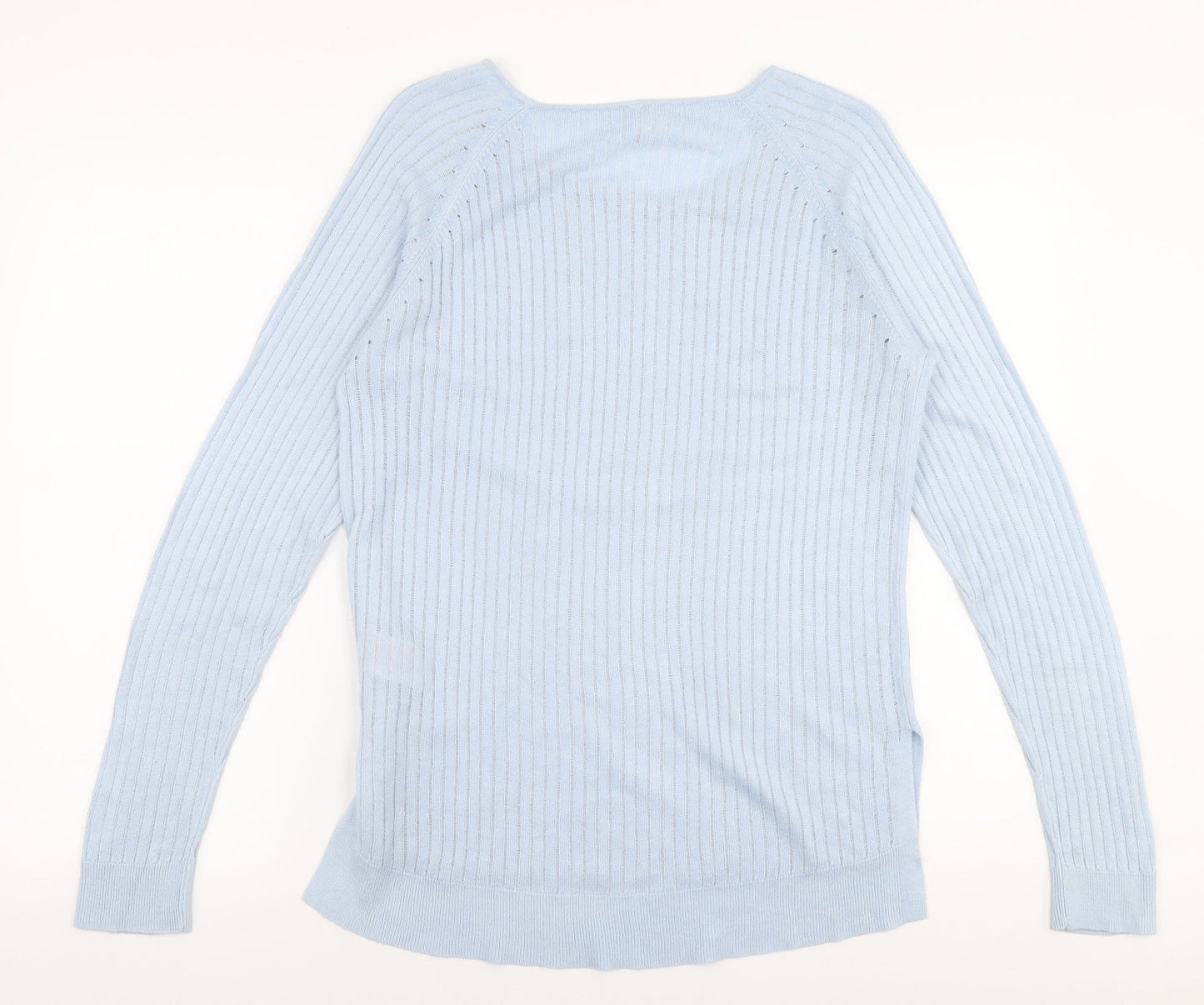 Womens UK Size L Only Blue Pullover Jumper