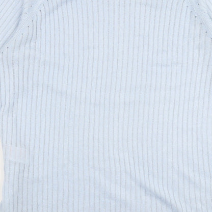 Womens UK Size L Only Blue Pullover Jumper