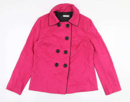 George Womens Pink   Jacket  Size M  Button