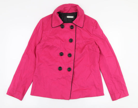 George Womens Pink   Jacket  Size M  Button