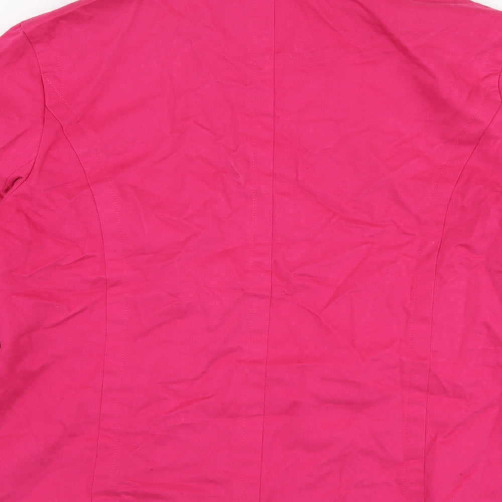 George Womens Pink   Jacket  Size M  Button