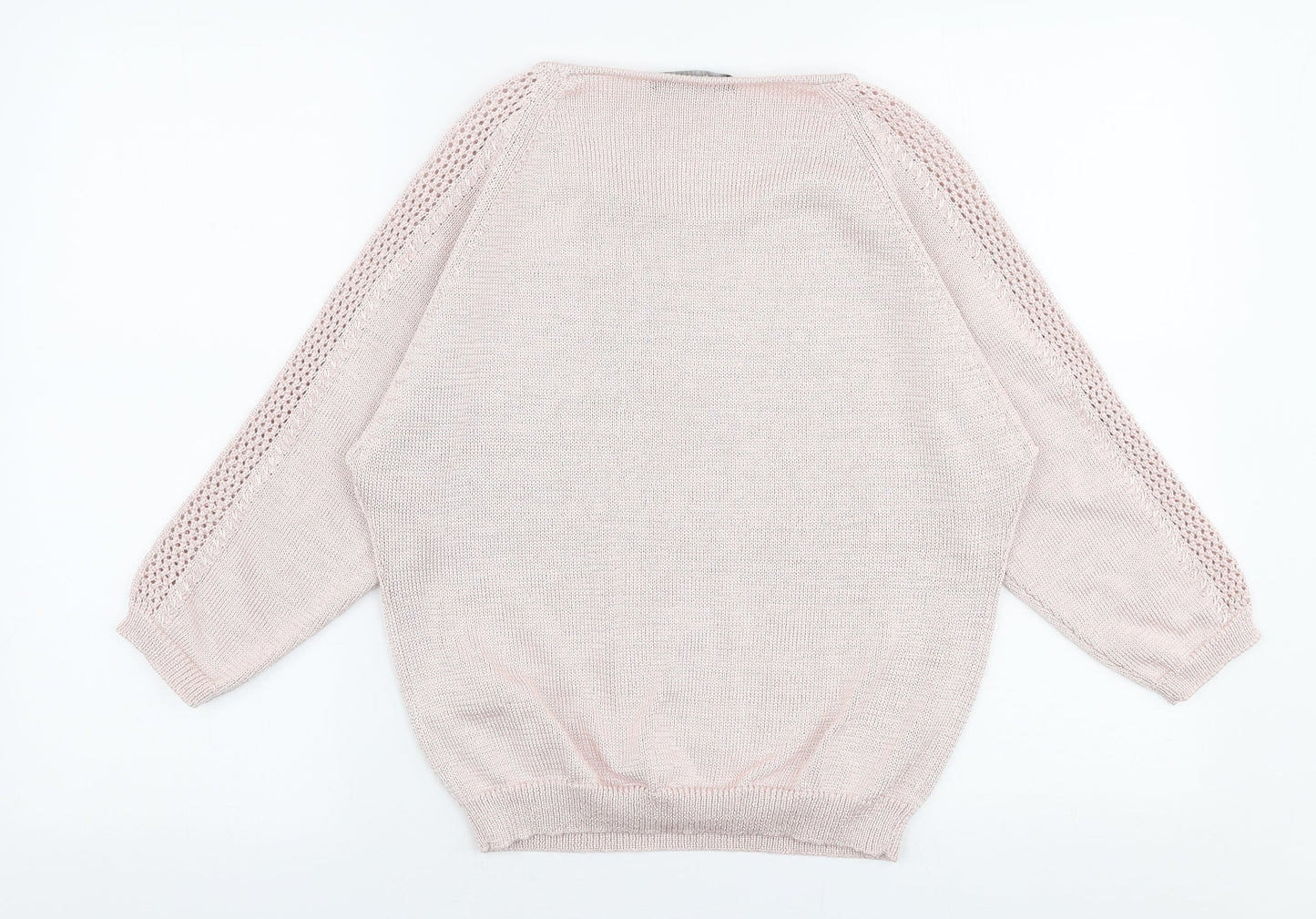 Womens UK Size 10 Marks and Spencer Pink Pullover Jumper