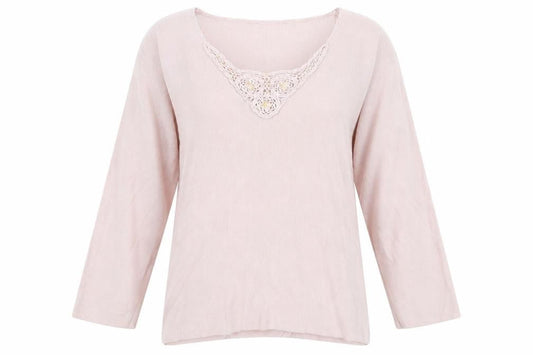 Womens UK Size S Bonmarche Pink Pullover Jumper
