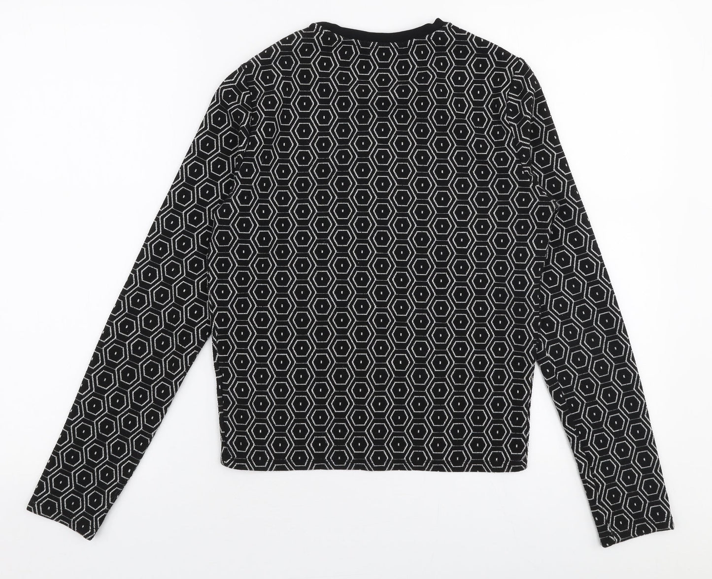 Womens UK Size 10 Topshop Black Pullover Jumper