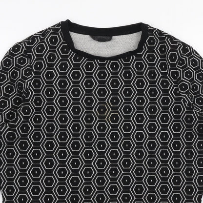 Womens UK Size 10 Topshop Black Pullover Jumper
