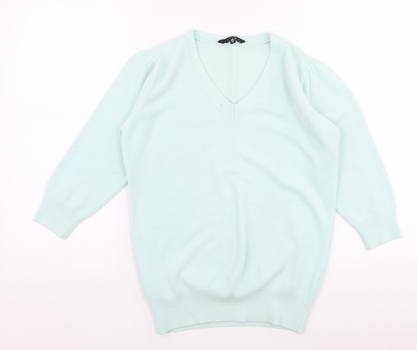 Womens UK Size 16 Janique Blue Pullover Jumper