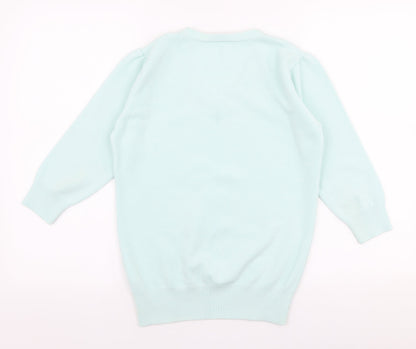 Womens UK Size 16 Janique Blue Pullover Jumper