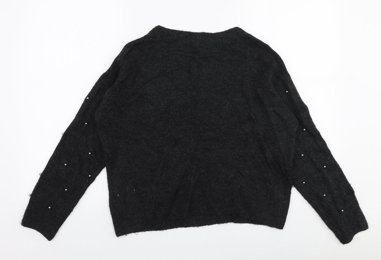 Womens UK Size XS H&M Grey Pullover Jumper