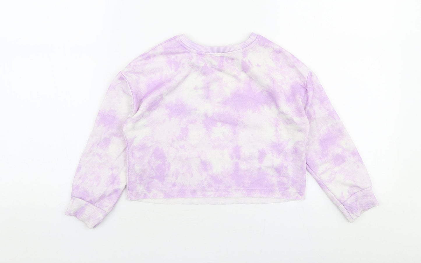George Girls Purple Floral Polyester Pullover Sweatshirt Size 5-6 Years  Pullover - Butterfly