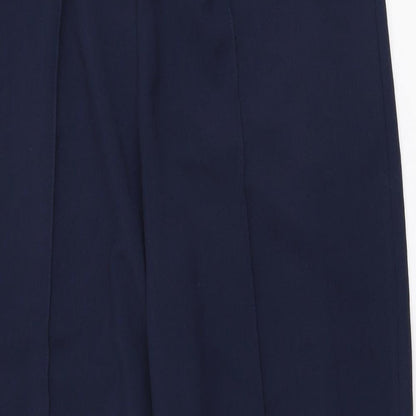 Womens UK Size 12 Mia Moda Regular Fit  Blue Trousers