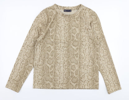 Womens UK Size 14 Marks and Spencer Gold Pullover Jumper