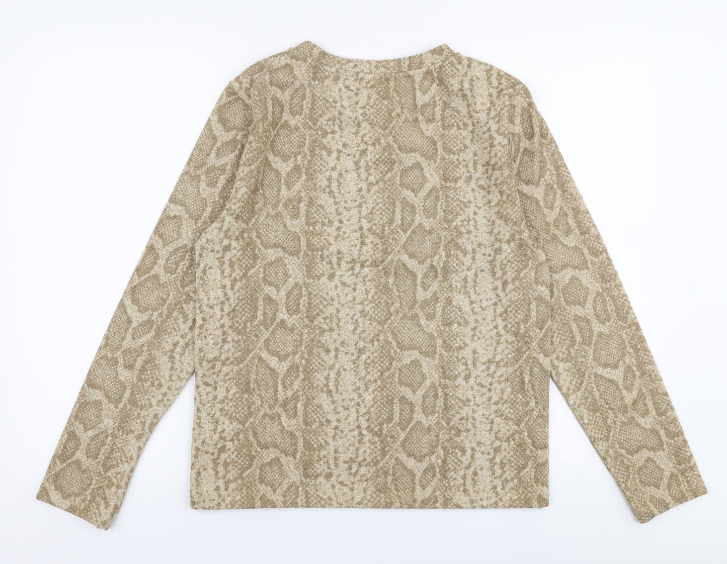 Womens UK Size 14 Marks and Spencer Gold Pullover Jumper
