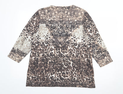 Womens UK Size 18 TIGI Brown Pullover Jumper