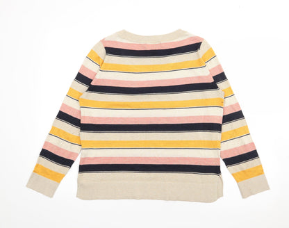 Womens UK Size 12 NEXT Gold Pullover Jumper