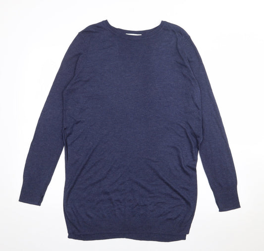 Womens UK Size M Zara Blue Pullover Jumper