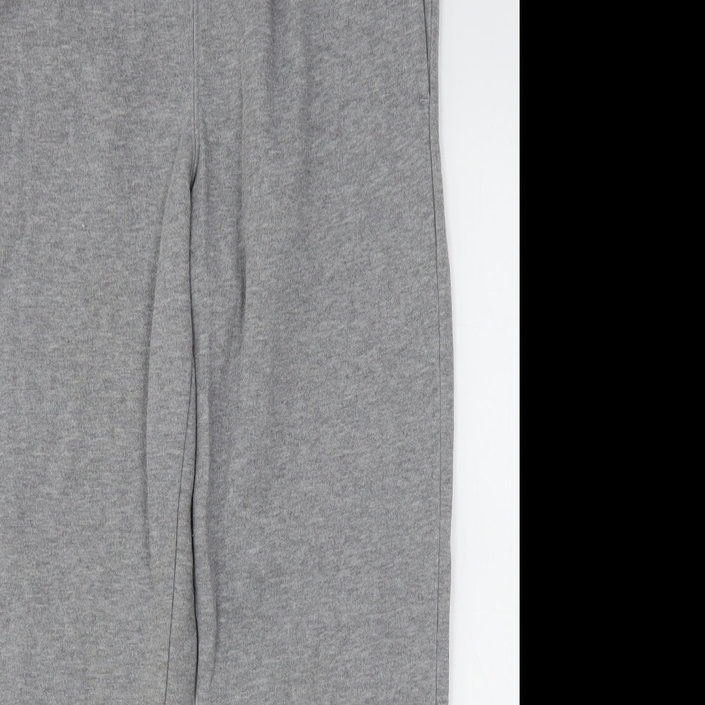 Easy Mens Grey  Polyester Sweatpants Trousers Size M L29 in Regular Drawstring