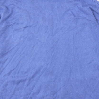 Womens UK Size M Reflect Blue Cardigan Jumper