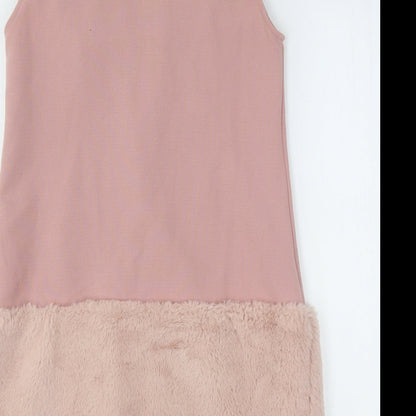 Select Womens Pink  Polyester Jacket Blazer Size 8