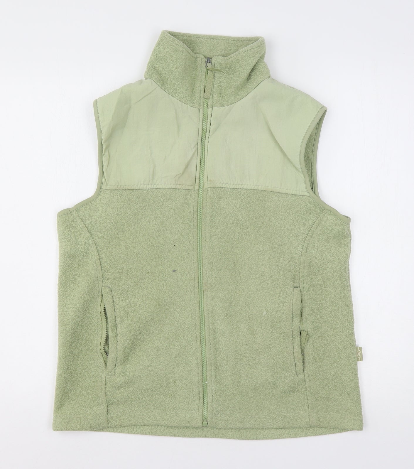 Bonmarché Womens Green  Polyester Full Zip Sweatshirt Size S