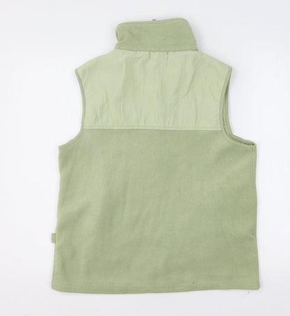 Bonmarché Womens Green  Polyester Full Zip Sweatshirt Size S