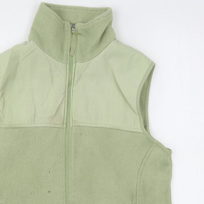 Bonmarché Womens Green  Polyester Full Zip Sweatshirt Size S