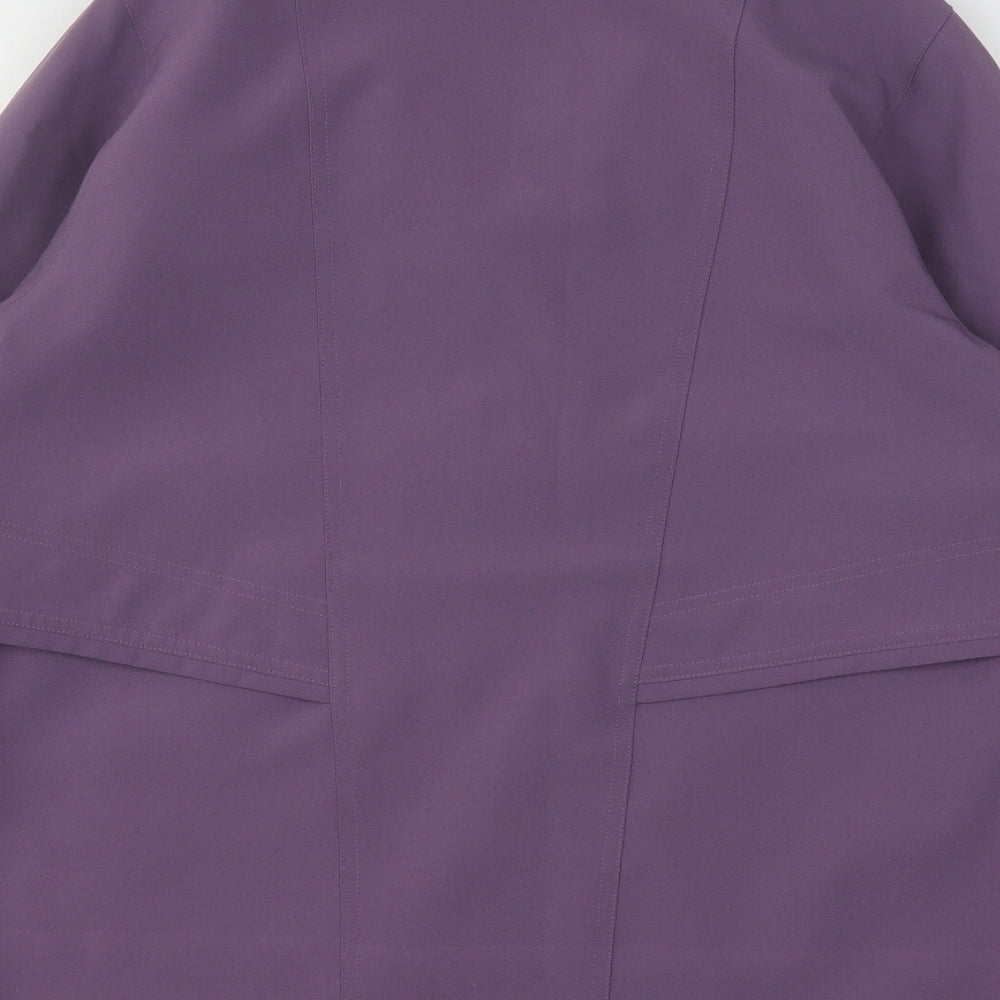 Tinessi Womens Purple   Overcoat Coat Size 14