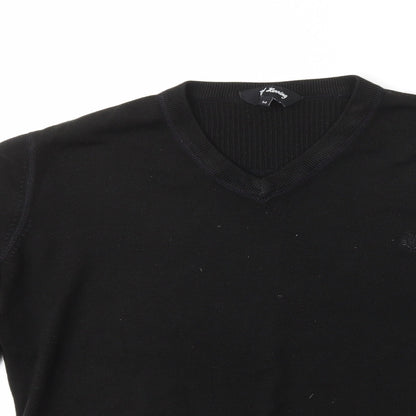 Mens UK Size M Red Herring Black Pullover Sweatshirt