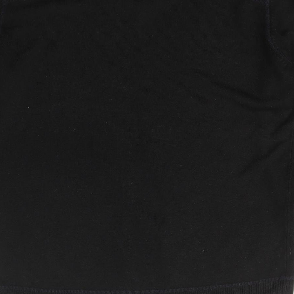 Mens UK Size M Red Herring Black Pullover Sweatshirt