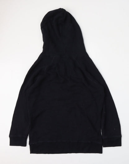 Hollister Womens Black  Cotton Pullover Sweatshirt Size S