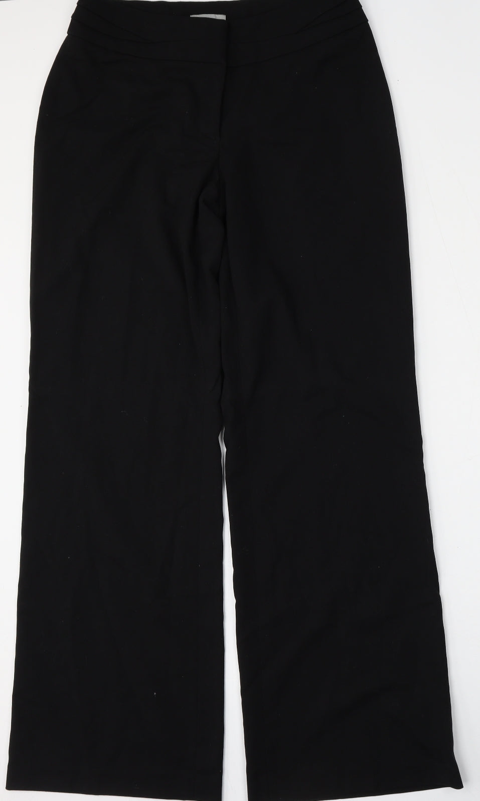 Womens UK Size 8 H&M Regular Fit  Black Trousers