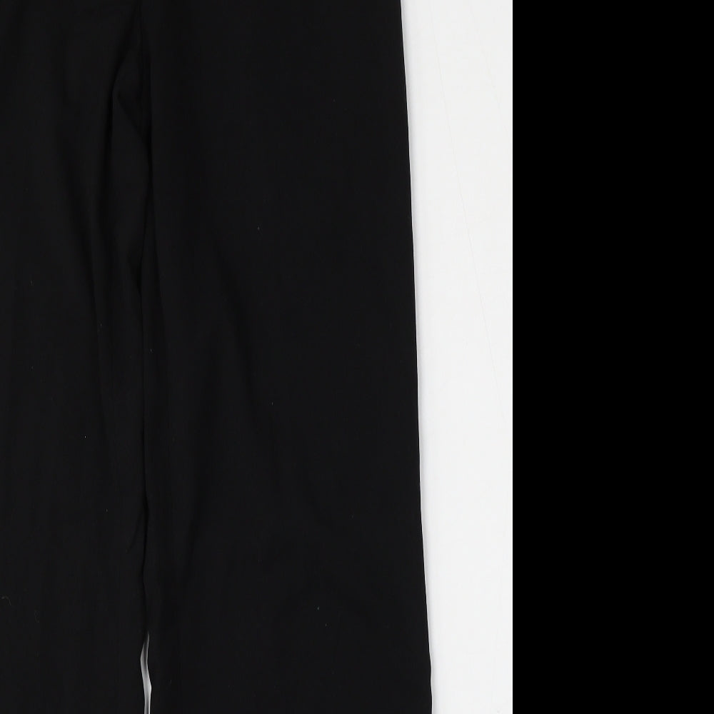 Womens UK Size 8 H&M Regular Fit  Black Trousers