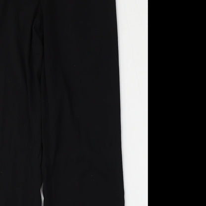 Womens UK Size 8 H&M Regular Fit  Black Trousers