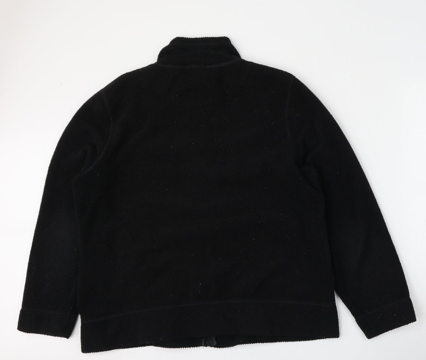 George Mens Black   Jacket  Size L  Zip