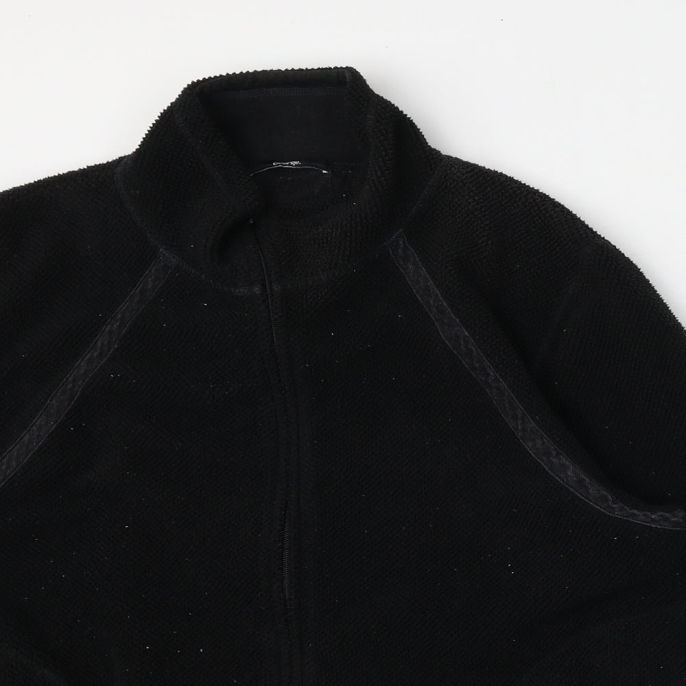 George Mens Black   Jacket  Size L  Zip