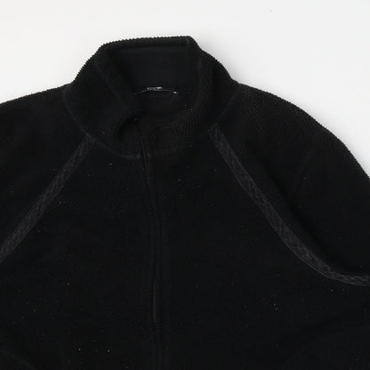 George Mens Black   Jacket  Size L  Zip