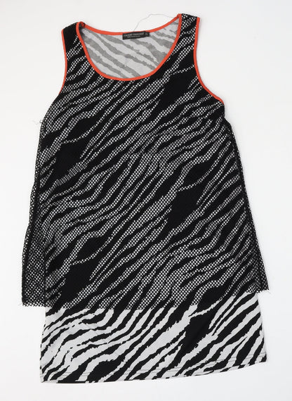 Womens UK Size L Cherry Couture Multicoloured Basic Tank