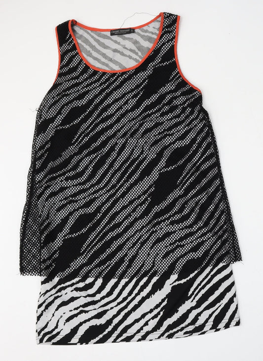 Womens UK Size L Cherry Couture Multicoloured Basic Tank