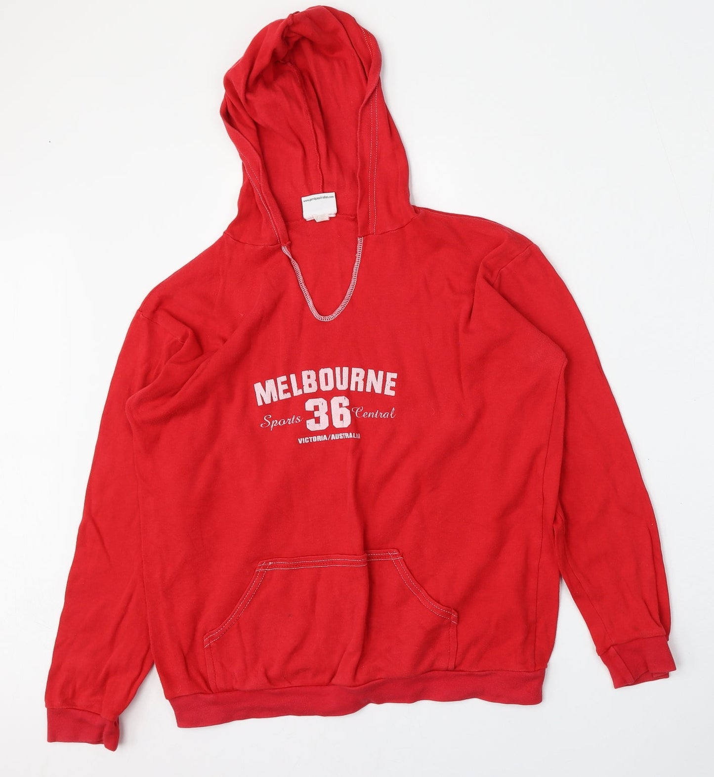 Purely Australian Clothing Co. Girls Red  Polyester Pullover Hoodie Size XL