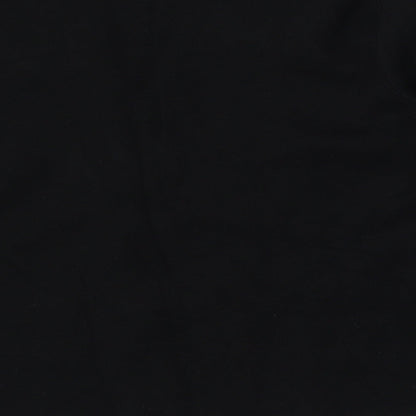 H&M Womens Black  Viscose Pullover Sweatshirt Size M