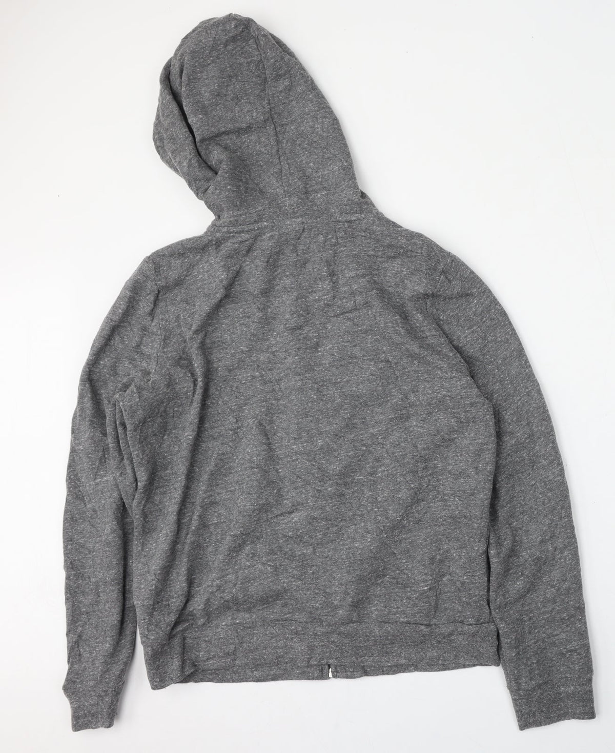 Back view of PINK women’s grey jacket, size L, zip