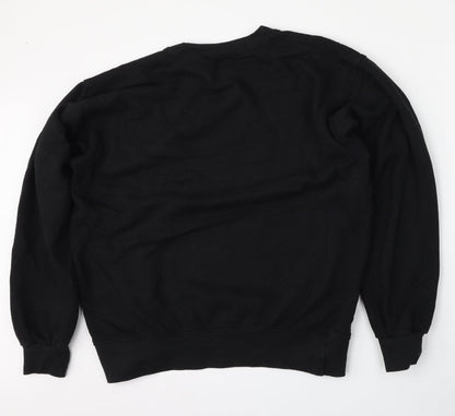 Womens UK Size 12 Looney Toons Black Pullover Sweatshirt