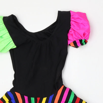 Dansek Dezines Girls Multicoloured  Nylon Trapeze & Swing  Size 12 Months  Round Neck  - Girls fancy dress