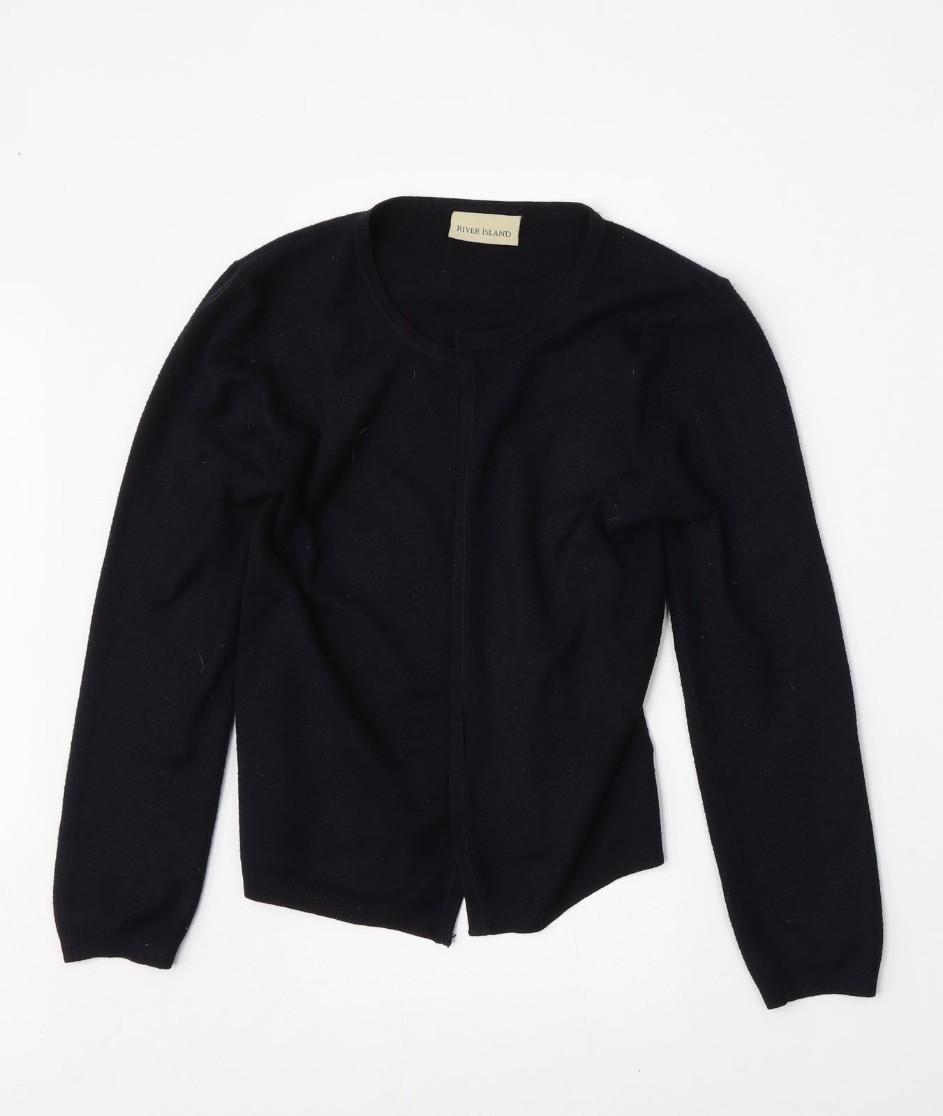 Womens UK Size S River Island Black Cardigan Jumper