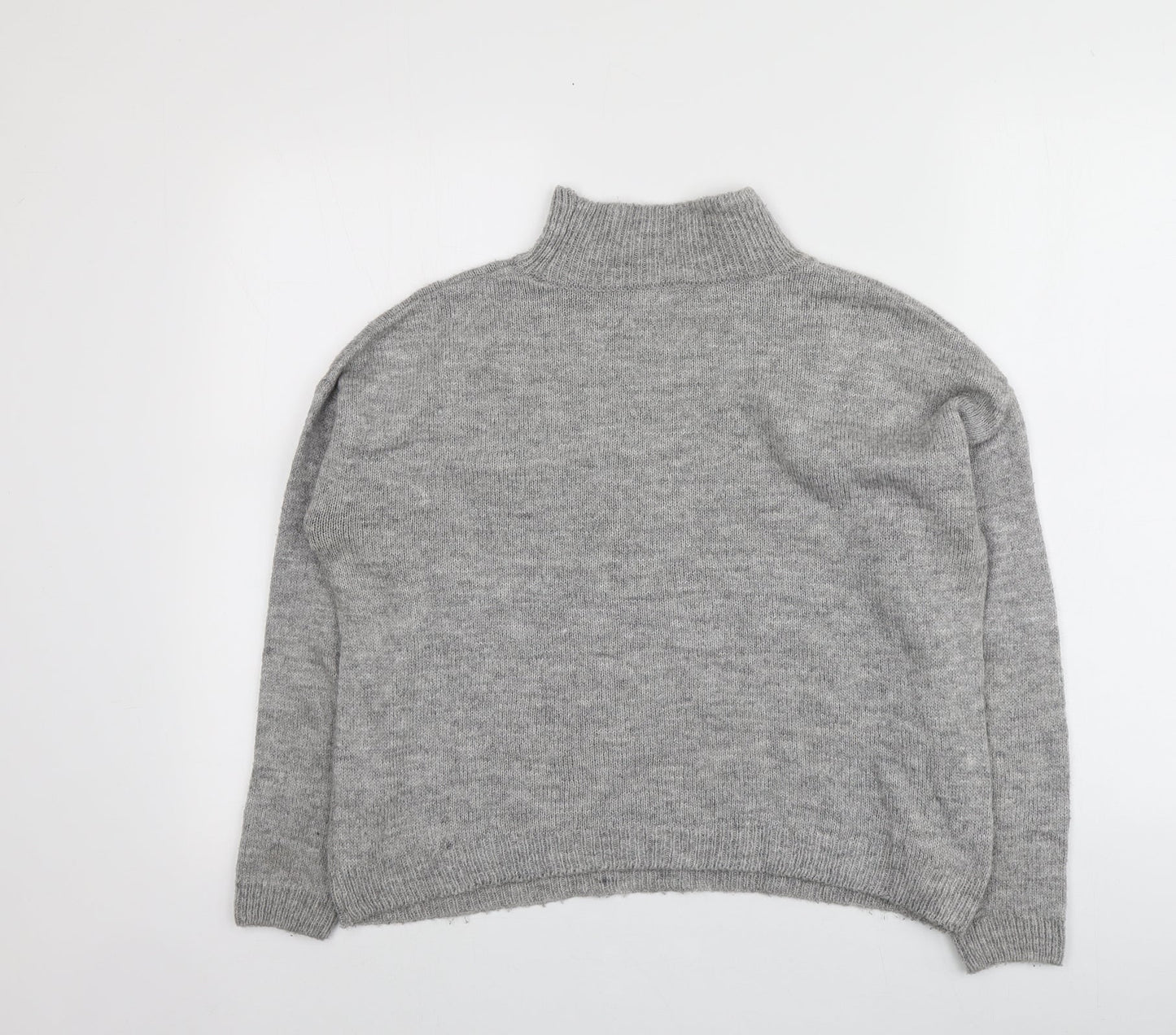 Womens UK Size S New Look Grey Pullover Jumper