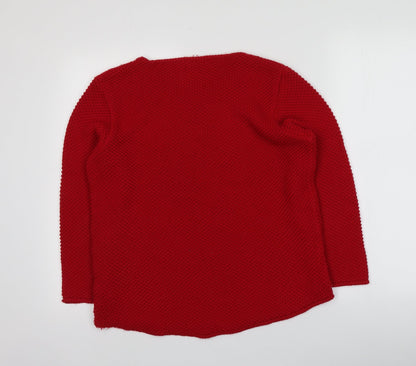 Womens UK Size L ENVY US Red Pullover Jumper