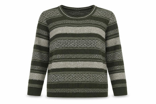 Womens UK Size 14 MONA Green Pullover Jumper