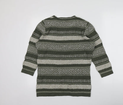 Womens UK Size 14 MONA Green Pullover Jumper