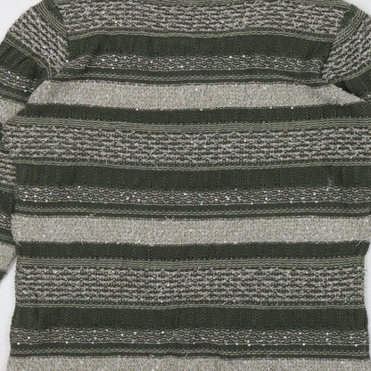 Womens UK Size 14 MONA Green Pullover Jumper
