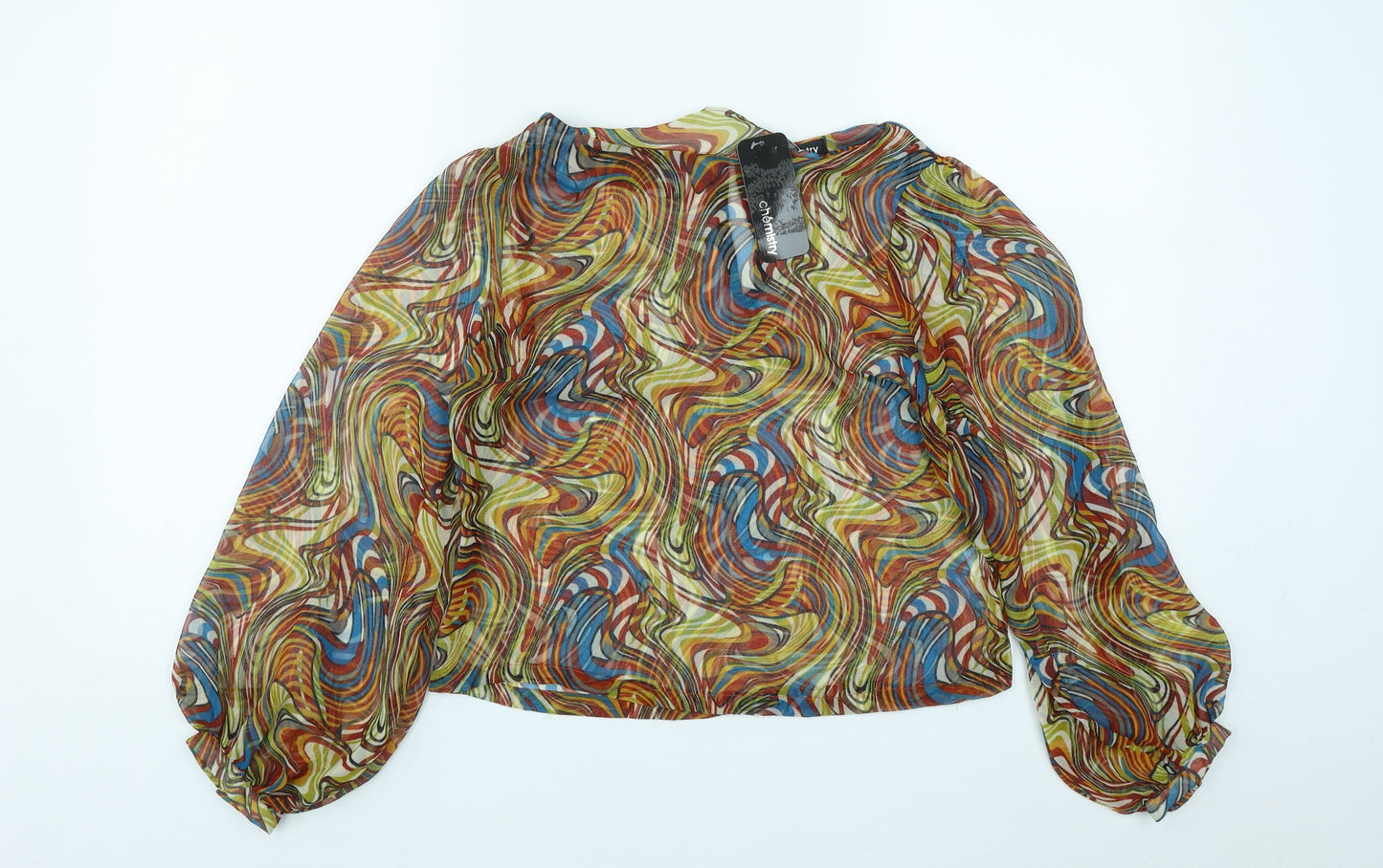 Womens UK Size XS Chemistry Multicoloured Basic Blouse